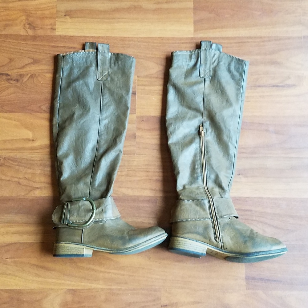 Bamboo riding boots